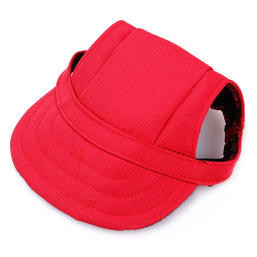 Adjustable Sporty Dog Baseball Cap | Fun Outdoor Headwear with Ear Holes for Pets in Vibrant Colours