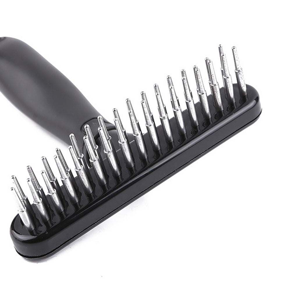 Dog Rake Deshedding Dematting Brush Comb | Efficient Undercoat Rake for Long & Short Hair Pets