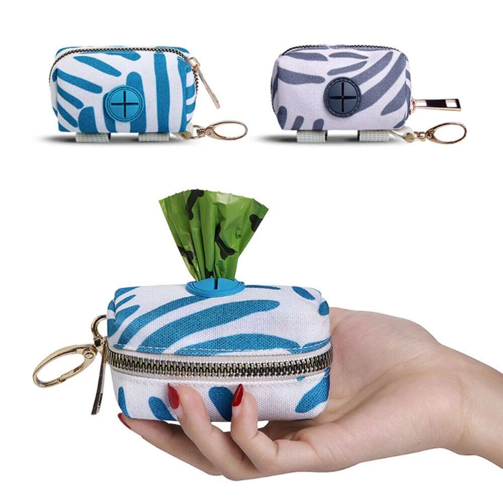 Adjustable Dog Poop Bag Dispenser | Pet Waste Bag Holder for Leash | Portable Garbage Bag Dispenser for Pet Cleaning