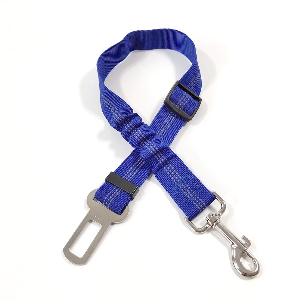 Adjustable Dog Car Seat Belt | Reflective Bungee and Non-Bungee Options for Pet Safety