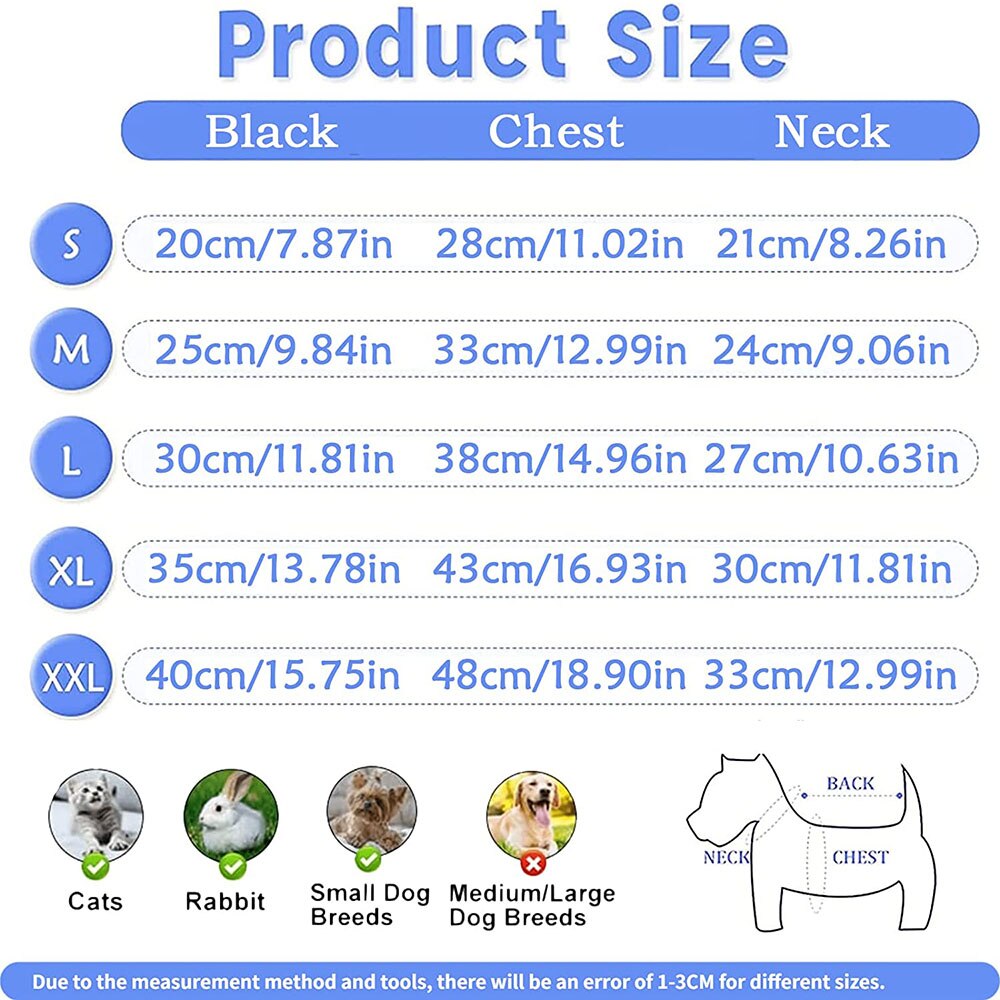 Soft Flannel Dog Pajamas | Warm Winter Onesie for Small Dogs & Cats
