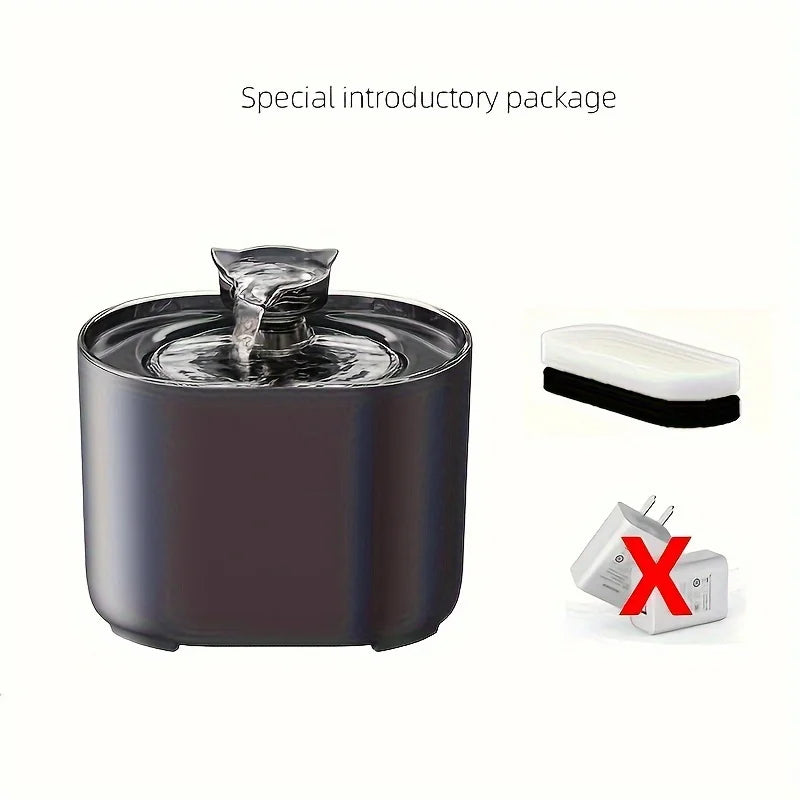 2.2L Automatic Pet Water Fountain with Fresh Filtered Drinking Water Dispenser