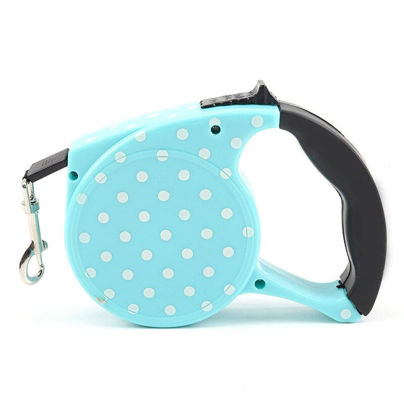 Automatic Retractable Nylon Dog Leash | 5m Durable Dog Lead for Small Dogs | Multiple Designs Available