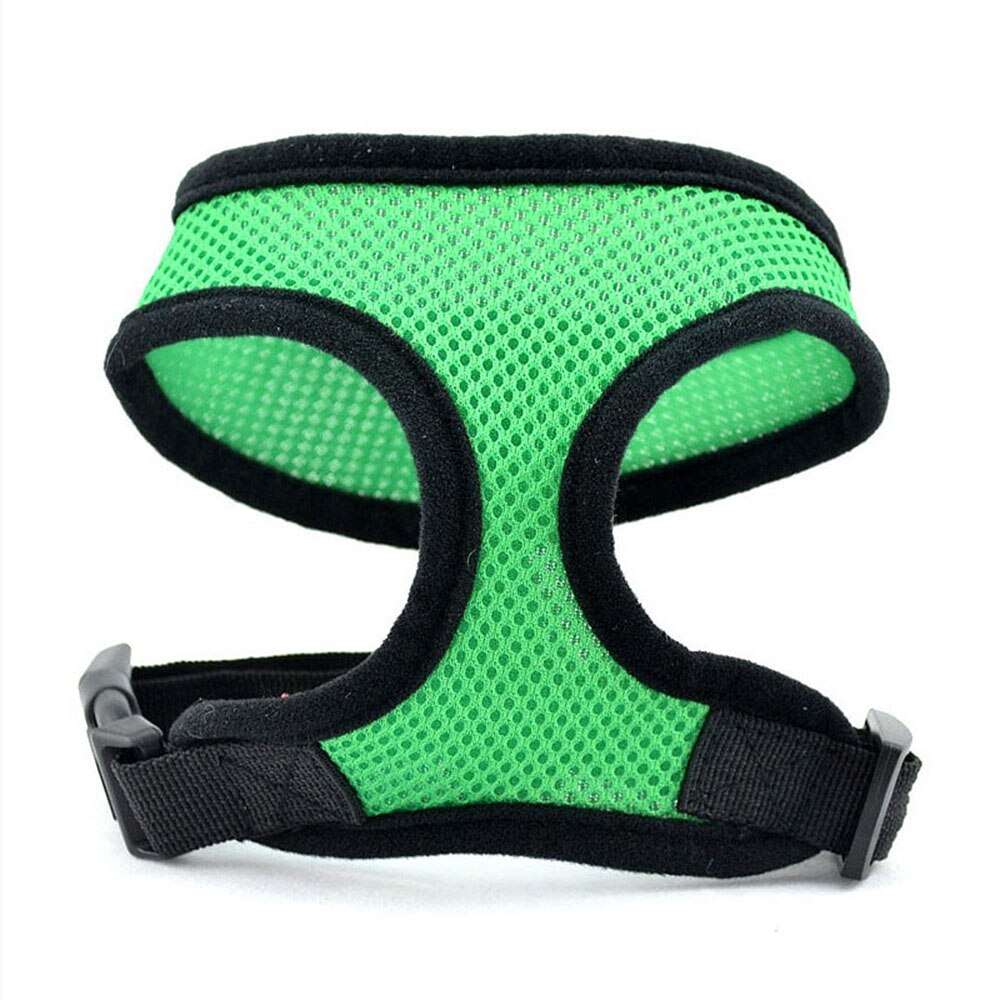 Breathable Nylon Dog Harness | Adjustable Vest for Small, Medium & Large Pets | Comfortable Mesh Walk-Out Collar with Chest Strap Leash