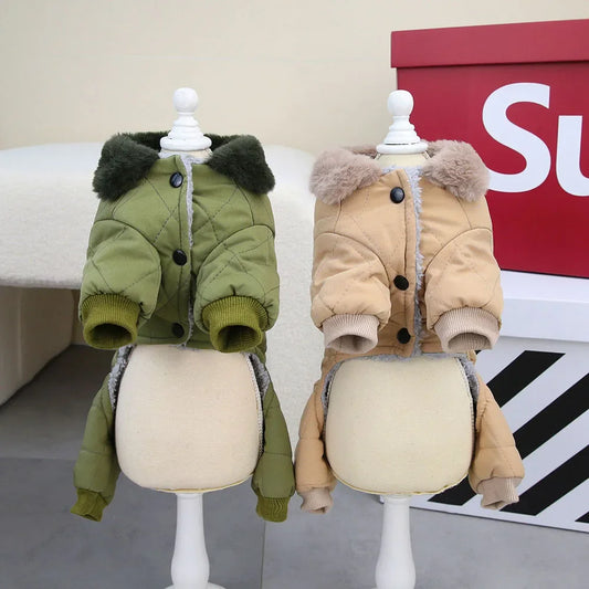 Winter Warm Jumpsuit for Small Dogs