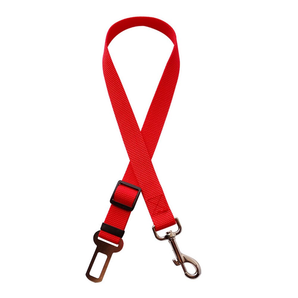 Adjustable Pet Car Seat Belt Lead | Secure Travel Clip for Dogs and Cats in Multiple Colours