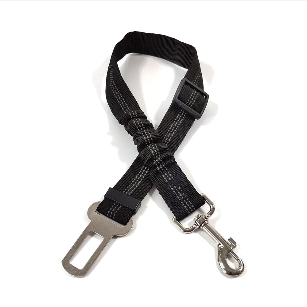 Adjustable Dog Car Seat Belt | Reflective Bungee and Non-Bungee Options for Pet Safety