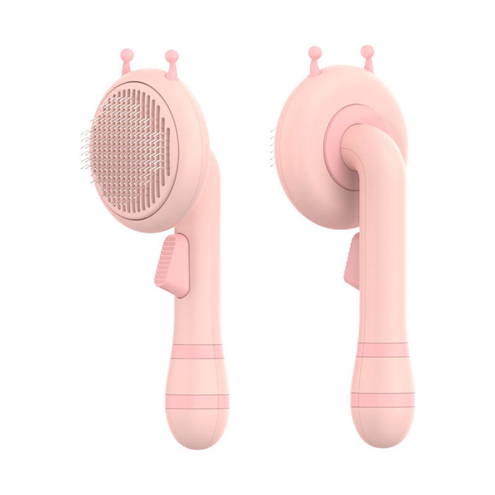 Bee Shape Pet Grooming Brush | Self-Cleaning Slicker for Cats & Dogs Removes Tangled Hair & Massages