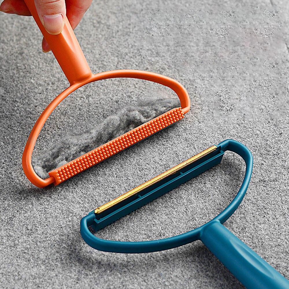 Portable Lint Fur Remover Brush | Quick Scraping Design for Fabric, Furniture, and Pet Hair Removal