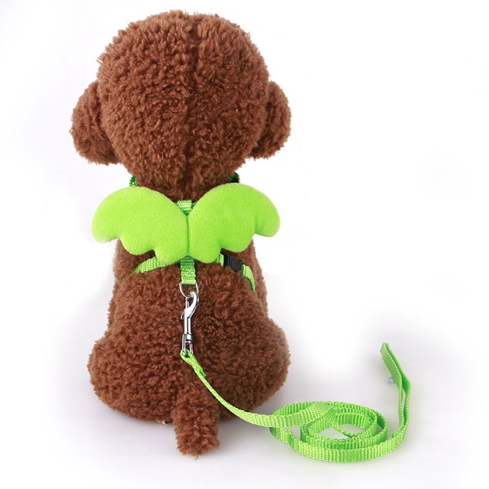 Cute Rabbit Angel Wing Harness & Leash Set | Soft Adjustable Bunny Pet Supplies for Small Animals