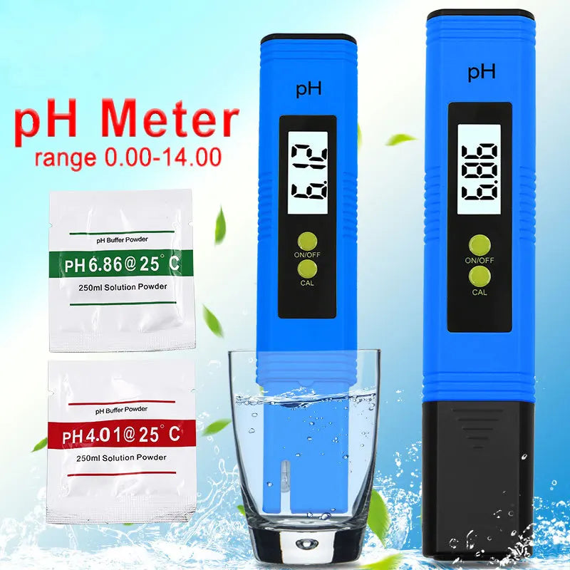 High Precision pH Meter 0.01 | Digital Water Quality Tester for Aquariums, Pools & Hydroponics