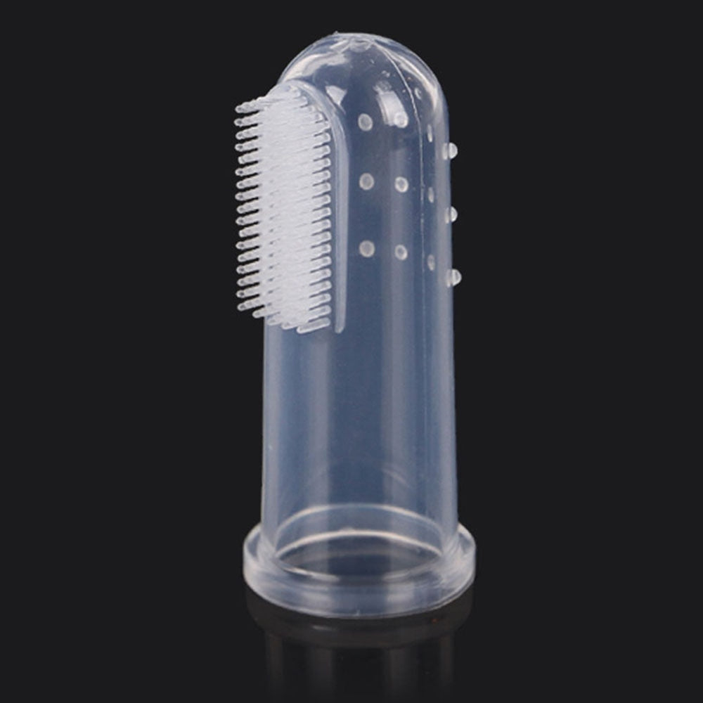 Pet Fingertip Toothbrush | Super Soft Oral Care Finger Brush for Dogs & Cats, Gentle Tooth Cleaning for All Pets