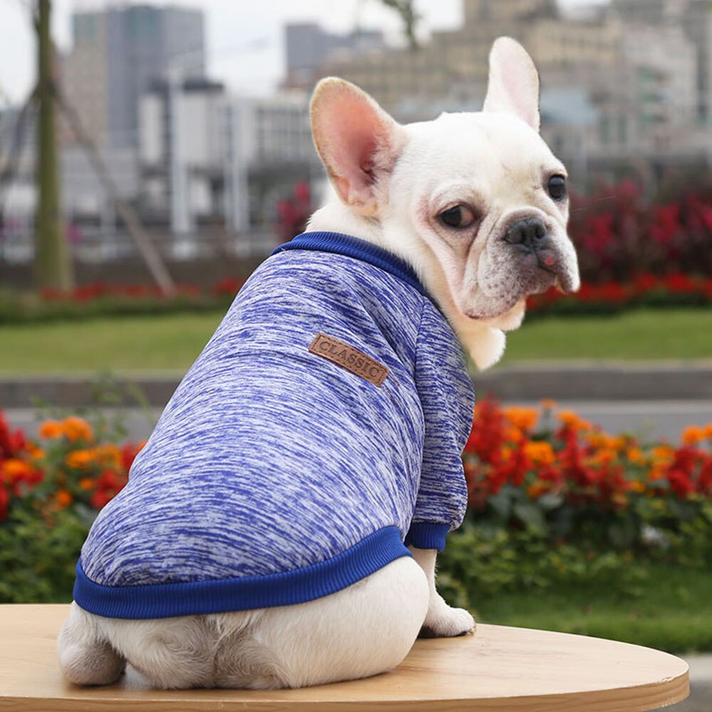 Soft Knit Dog Sweater Winter Pet Clothing | Warm Knitwear for Small Dogs & Cats, Available in Multiple Colours