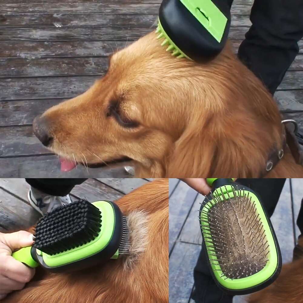 5-in-1 Pet Comb Brush Set | Grooming Tools for Long Hair Dogs and Cats | Hair Removal and Pet Accessories