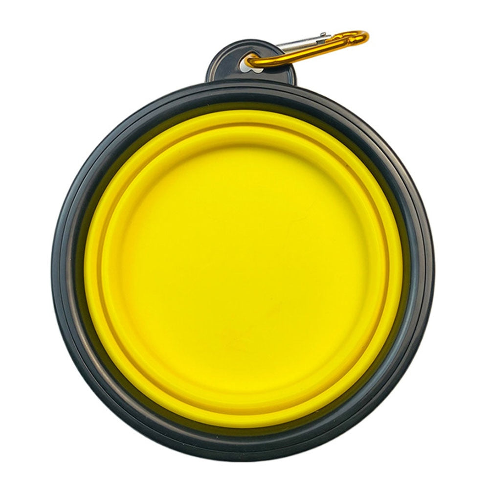 Collapsible Silicone Dog Bowls | Portable Travel Feeding Dish, 350/1000ml for Dogs & Cats