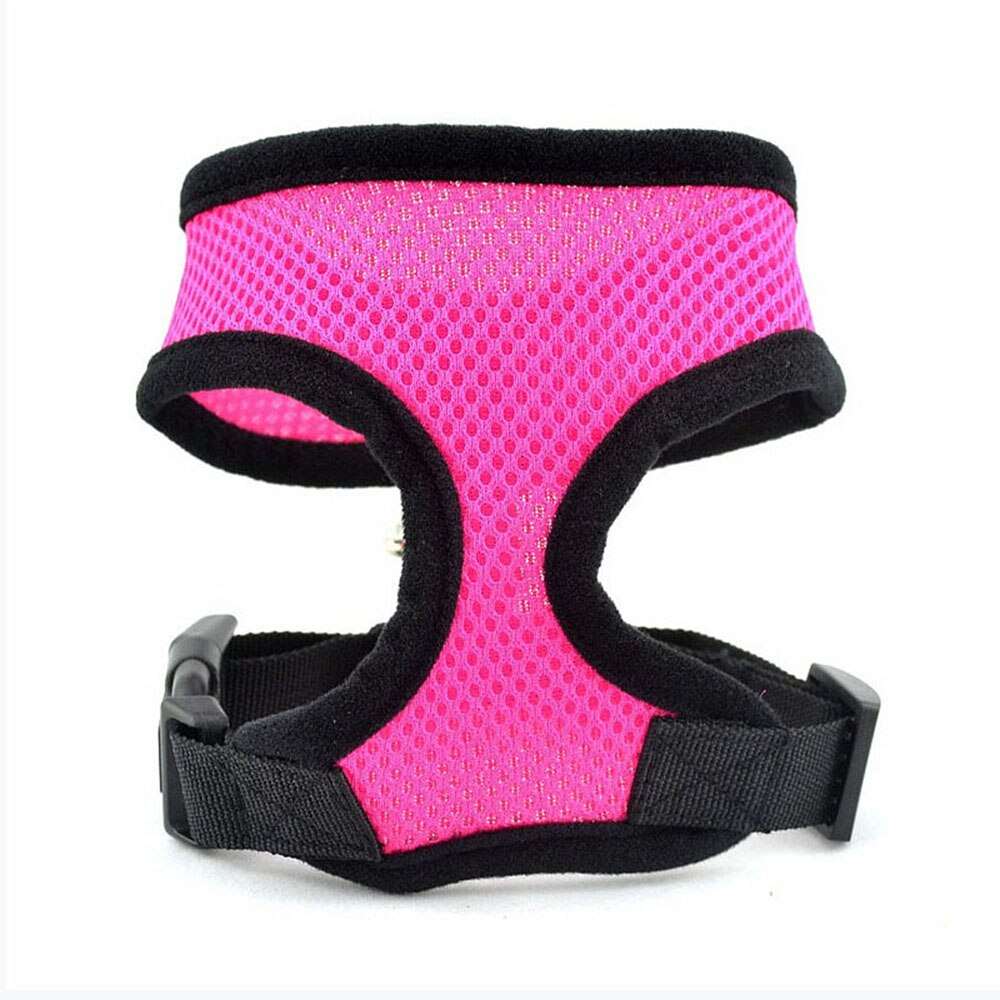 Breathable Nylon Dog Harness | Adjustable Vest for Small, Medium & Large Pets | Comfortable Mesh Walk-Out Collar with Chest Strap Leash