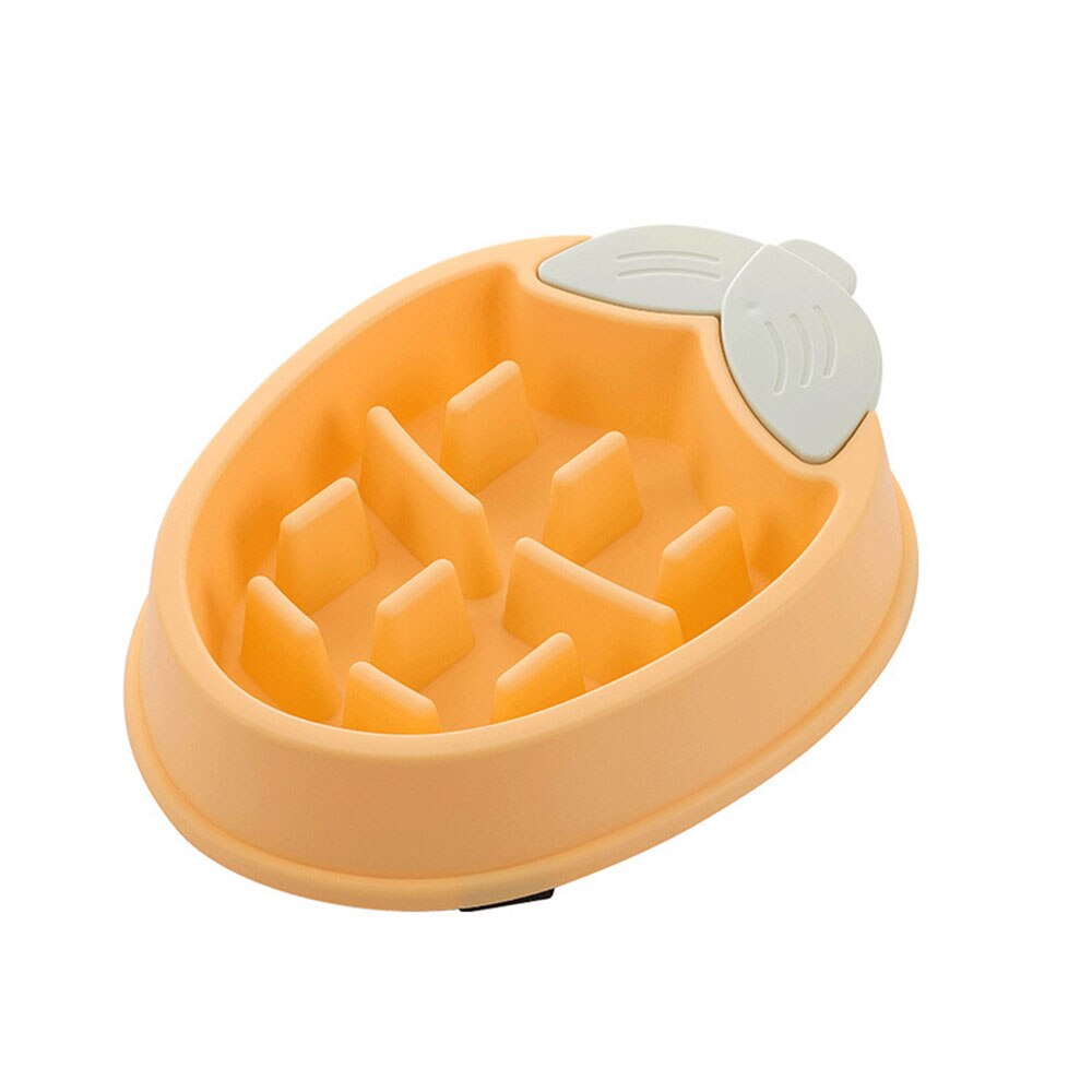 Anti-Gulping Slow Feeder Dog Bowl | Fun Fruit-Shaped Design for Small & Large Dogs