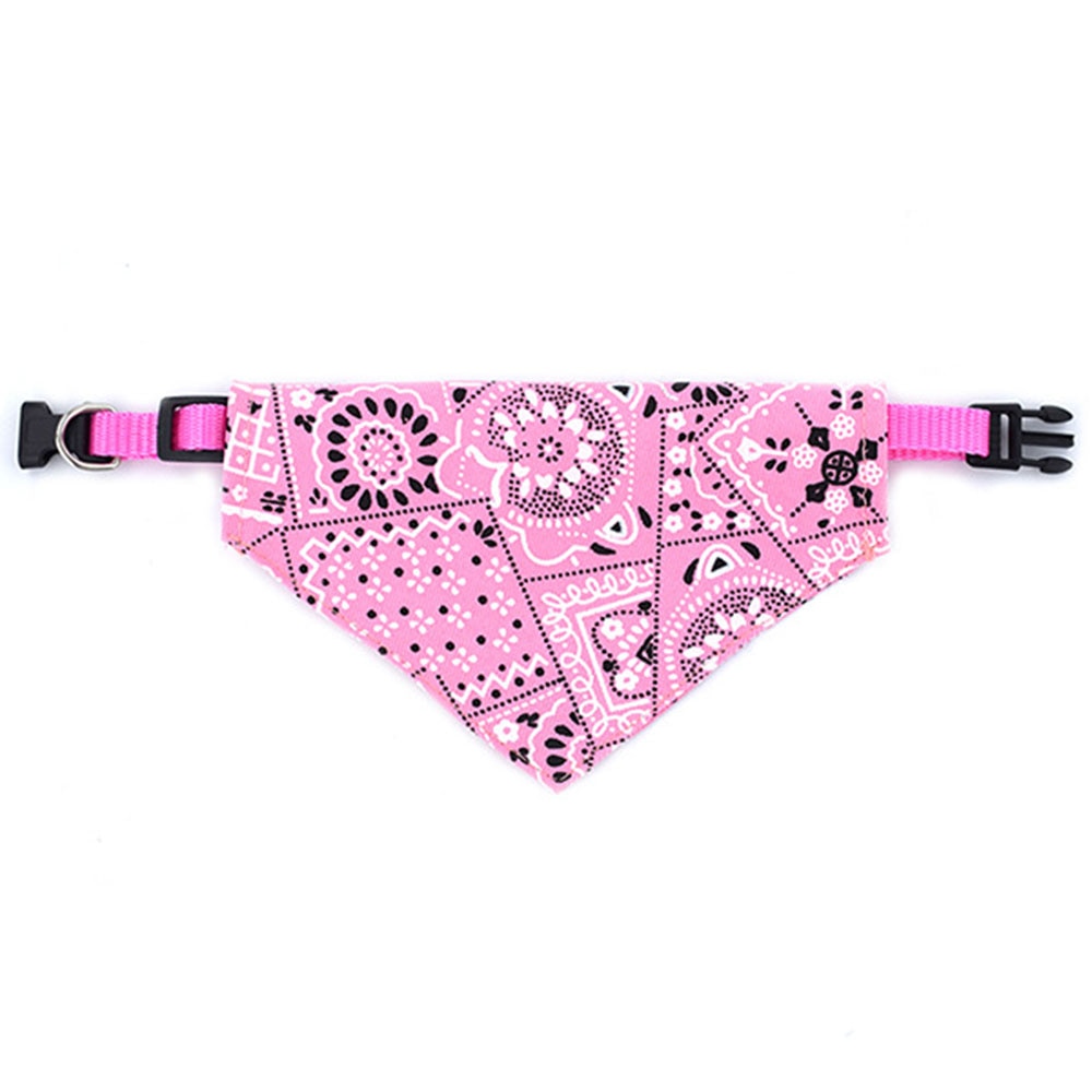 Adjustable Dog Bandana Collar Scarf | Versatile Pet Handkerchief Bib for Small to Large Dogs & Cats, Dress-Up Accessories