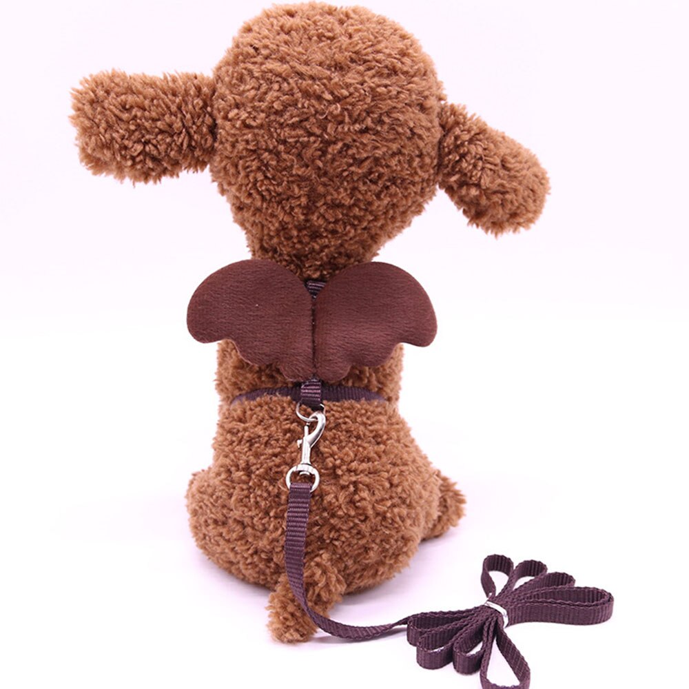 Cute Rabbit Angel Wing Harness & Leash Set | Soft Adjustable Bunny Pet Supplies for Small Animals
