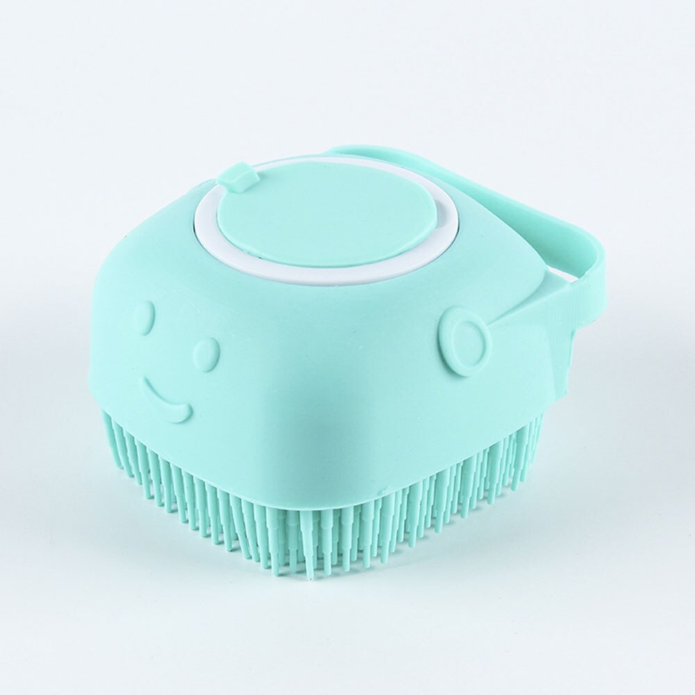 Super Soft Silicone Pet Bath Brush | Multipurpose Shampoo Massager for Grooming, Shedding, and Bathing