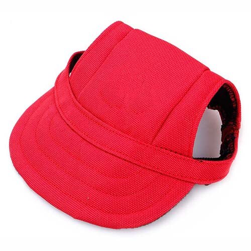 Adjustable Sporty Dog Baseball Cap | Fun Outdoor Headwear with Ear Holes for Pets in Vibrant Colours