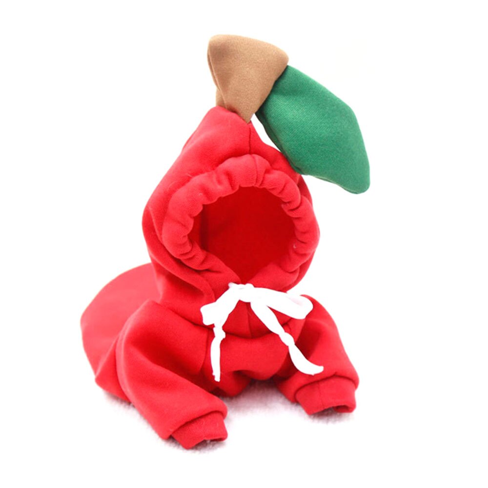 Warm Fleece Fruit Dog Hoodies | Adorable Pet Costume for Small Dogs and Cats, Soft and Cozy for Cold Weather