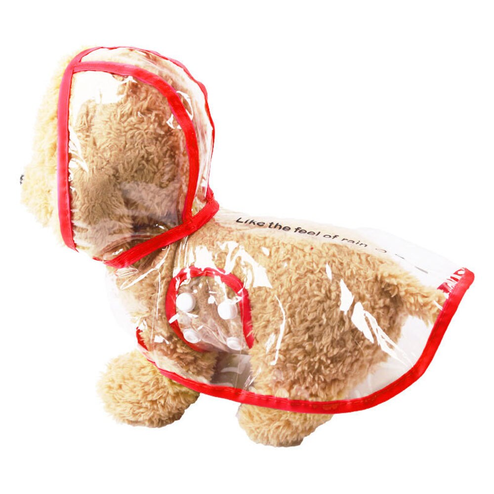 Waterproof Dog Raincoat | Transparent & Lightweight Rain Protection for Small to Medium Dogs