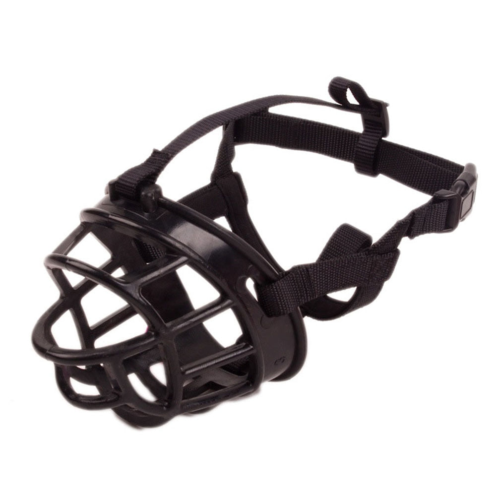 Adjustable Soft Silicone Dog Muzzle | Breathable Lightweight Basket Muzzle for Small, Medium, Large Dogs