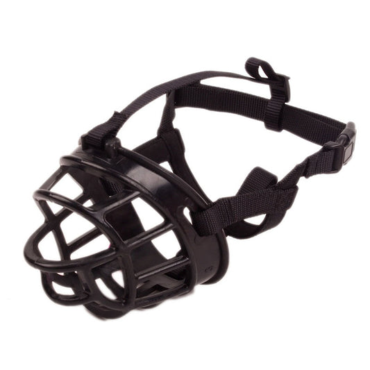 Adjustable Soft Silicone Dog Muzzle | Breathable Lightweight Basket Muzzle for Small, Medium, Large Dogs