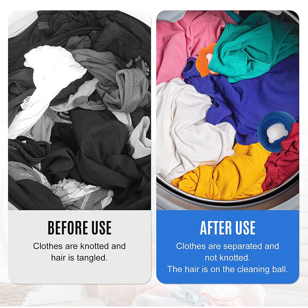 Pet Hair Remover Dryer Balls | Anti-Entanglement and Lint Catcher for Laundry
