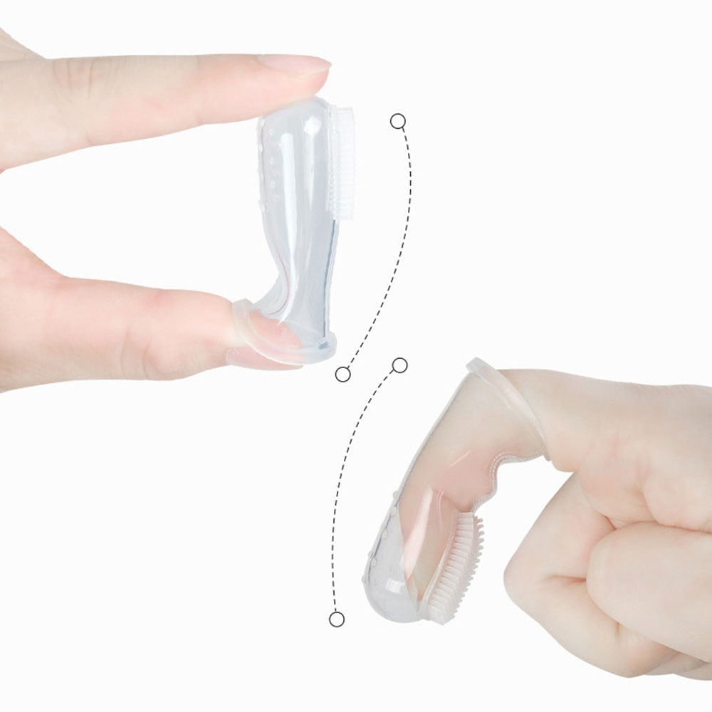 Pet Fingertip Toothbrush | Super Soft Oral Care Finger Brush for Dogs & Cats, Gentle Tooth Cleaning for All Pets