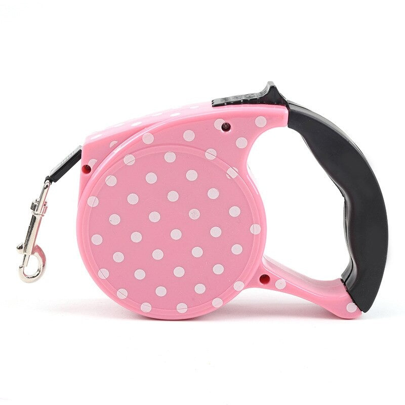 Automatic Retractable Nylon Dog Leash | 5m Durable Dog Lead for Small Dogs | Multiple Designs Available