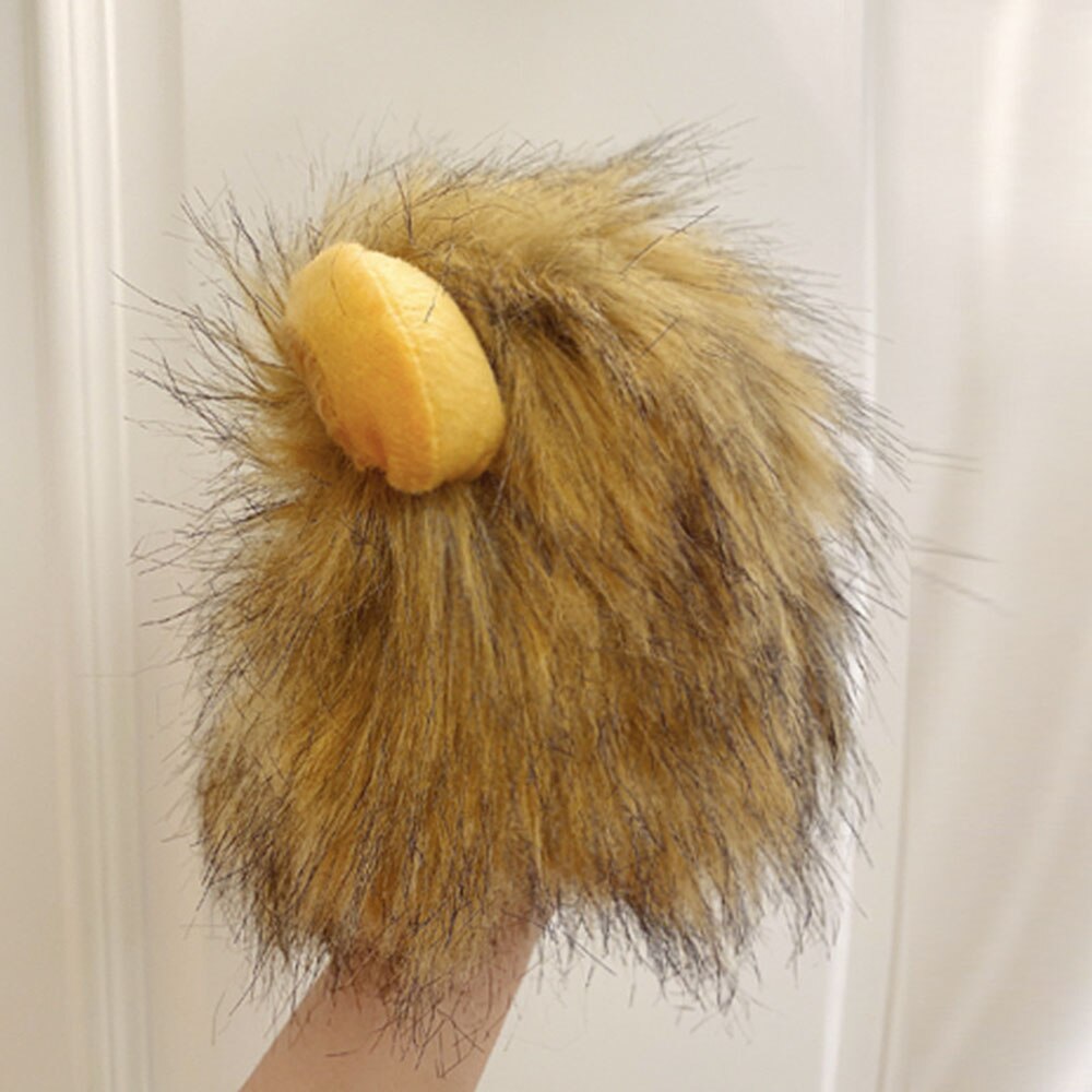 Lion Mane Cat Wig Hat | Cute Costume Accessories for Cats & Small Dogs