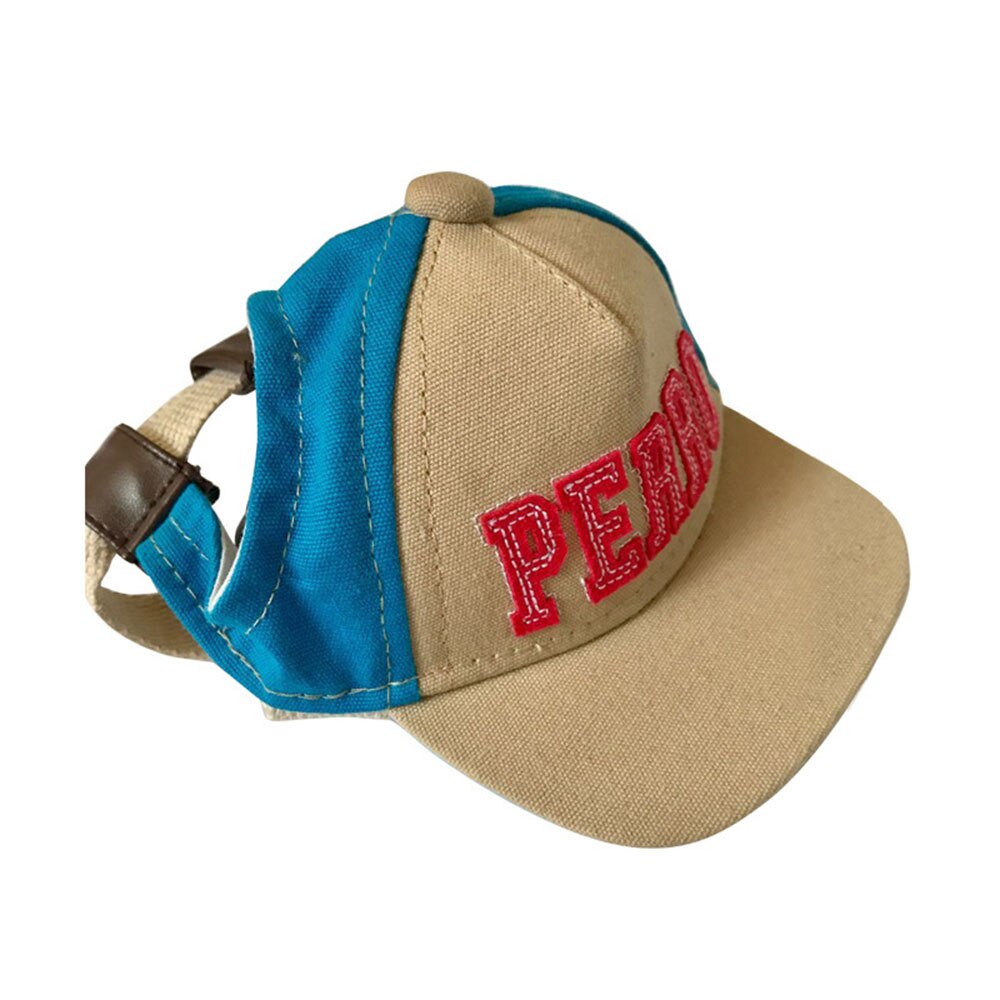 Pet Peaked Cap Dog Canvas Hat | Stylish Outdoor Summer Cap for Small Dogs