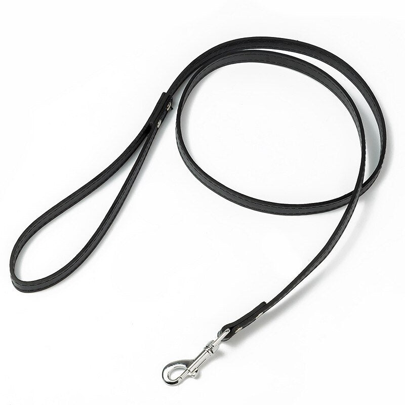 Colourful PU Leather Dog Training Leash | Durable & Stylish Lead for All Dog Sizes, 120cm Length