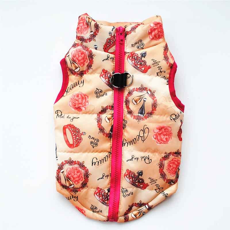 Winter Warm Dog Clothes | Windproof Puppy Pet Clothing Cotton Vest Coat for Small Dogs