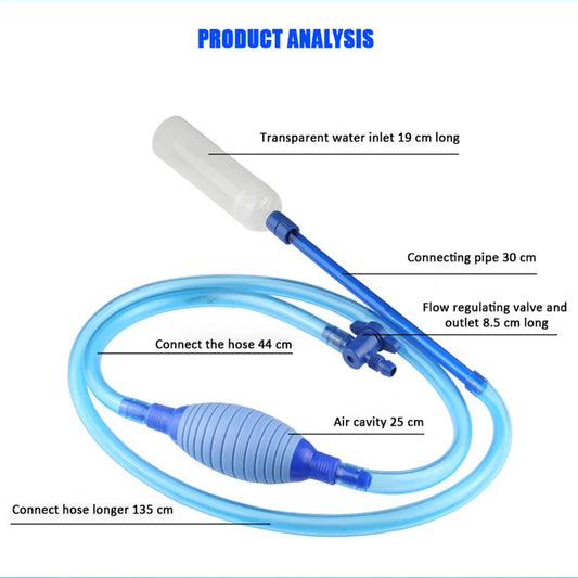 Aquarium Siphon Vacuum Cleaner | Gravel Filter