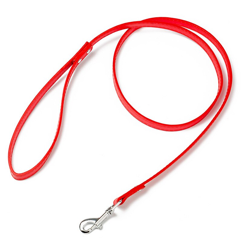 Colourful PU Leather Dog Training Leash | Durable & Stylish Lead for All Dog Sizes, 120cm Length
