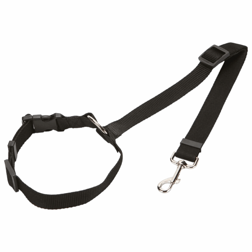 Adjustable Dog Safety Seat Belt for Pet Cat Car Headrest Restraint | Nylon Vehicle Seatbelt for Harness Collar