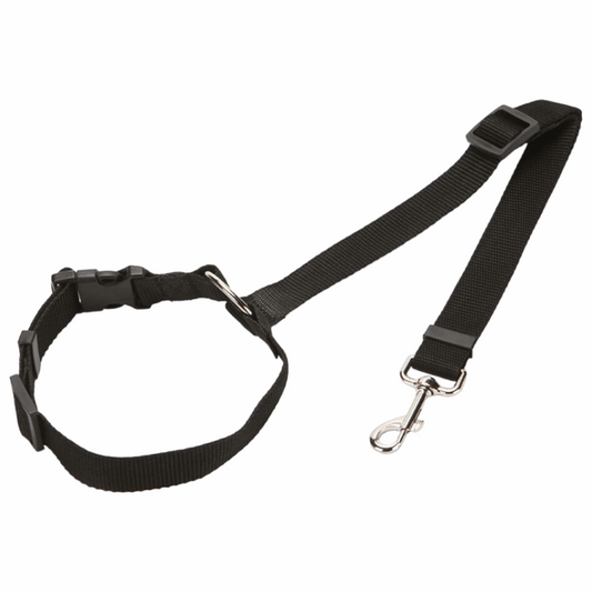 Adjustable Dog Safety Seat Belt for Pet Cat Car Headrest Restraint | Nylon Vehicle Seatbelt for Harness Collar