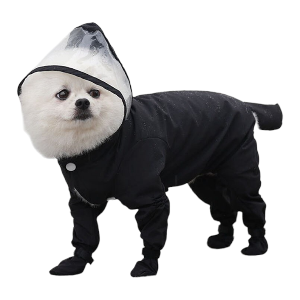 Small Dog Raincoat with Hood and Boots Full Body Waterproof Rainwear for Pets The Pet Superstore AU