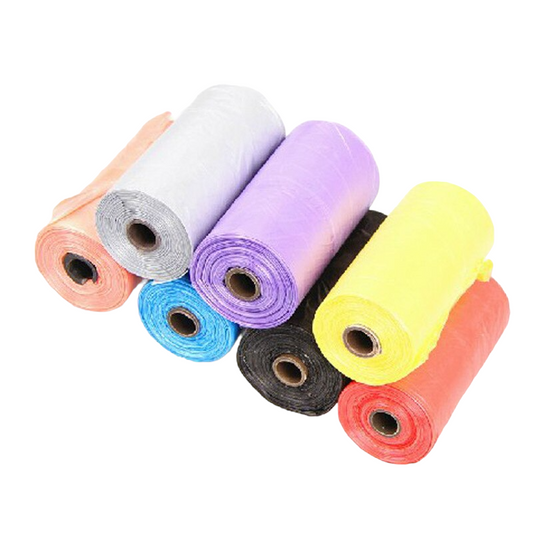 Paw Print Dog Poop Bags | Degradable, Fragrant, Easy Clean-up, 10 Rolls – 15 Bags per Roll
