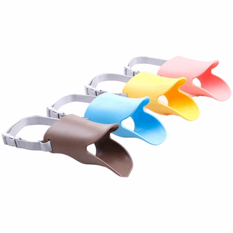 Adjustable Silicone Duck Muzzle for Dogs Anti-Bite, Barking