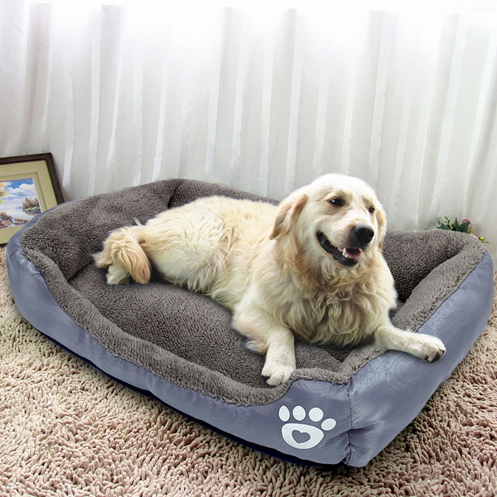 Soft Fleece Warm Dog Bed | Waterproof Bottom Pet Sofa for Small, Medium & Large Dogs and Cats | Comfortable & Multifunctional Design