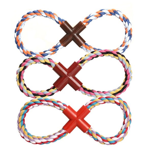 Durable Braided Rope Chew Toy for Dogs | Fun and Safe Teeth Cleaning for Small and Medium Breeds