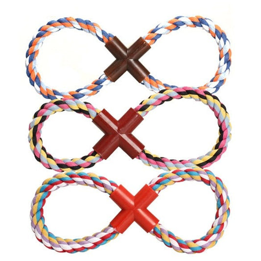 Durable Braided Rope Chew Toy for Dogs | Fun and Safe Teeth Cleaning for Small and Medium Breeds