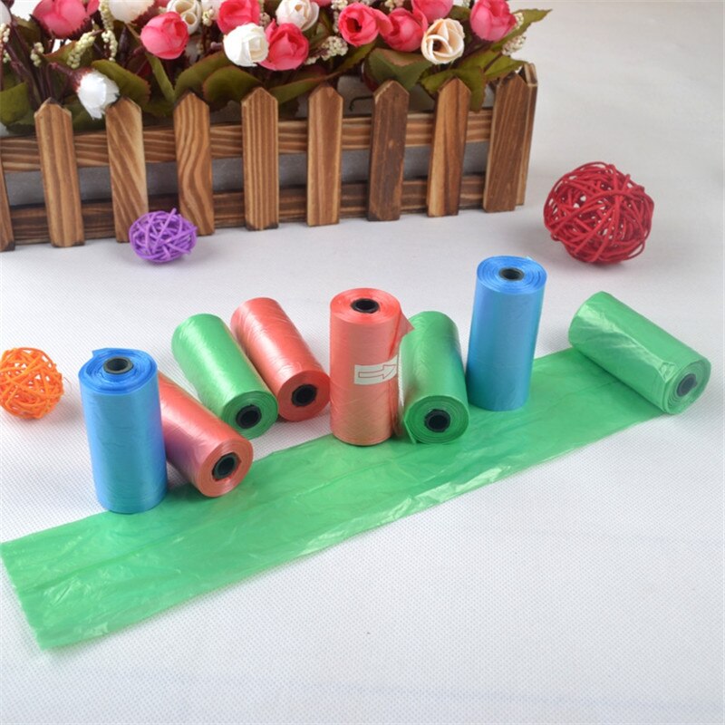 Paw Print Dog Poop Bags | Degradable, Fragrant, Easy Clean-up, 10 Rolls – 15 Bags per Roll
