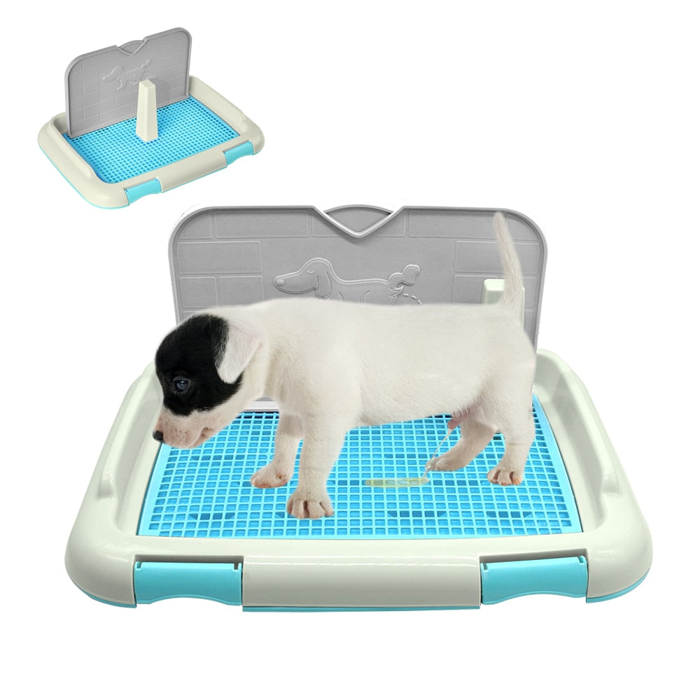 Indoor Puppy Training Toilet Tray | Non-Slip Potty Tray for Small Dogs and Cats | Pee Pad Holder