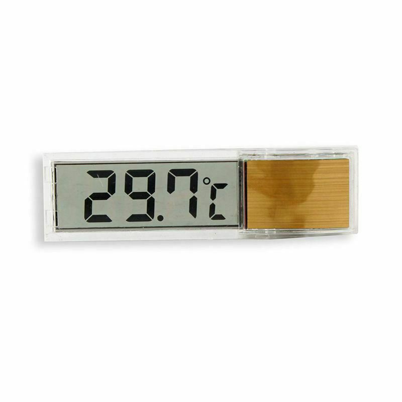 Digital Aquarium Thermometer | Gold and Silver High-Precision 3D Display Temperature Monitor for Fish Tanks