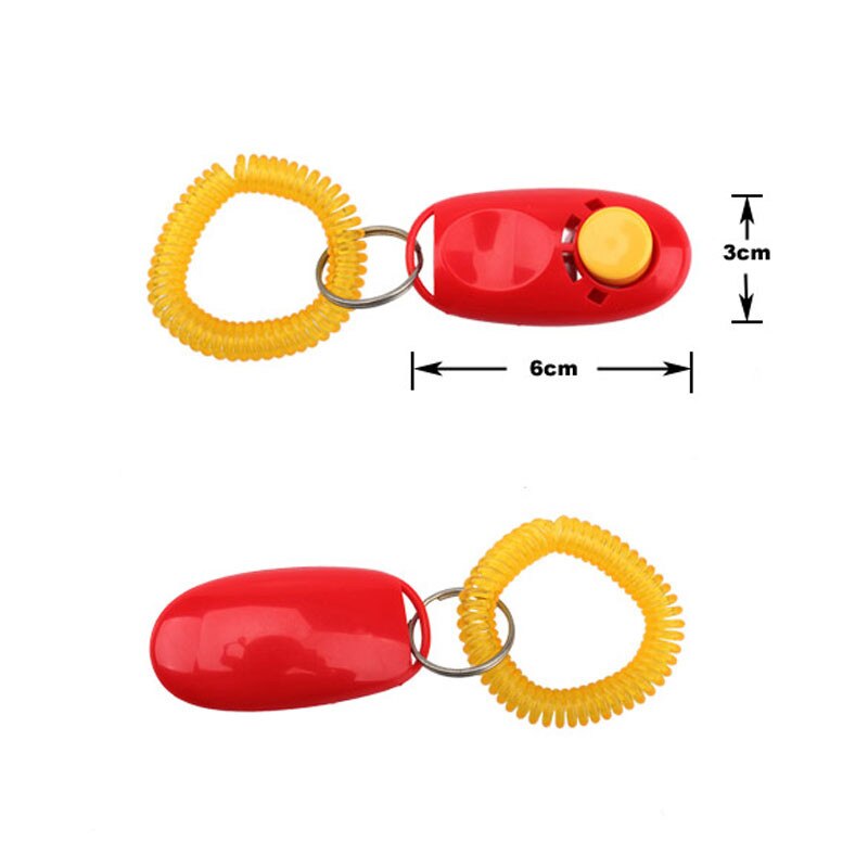 Adjustable Portable Dog Training Clicker with Wrist Strap | Sound Trainer Tool for Effective Obedience and Agility Training